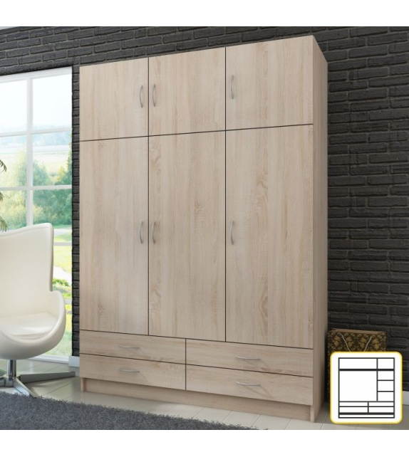 TK GERI skriňa kombinovaná