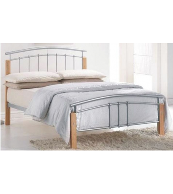 TK MIRELA 140 kovová manželská postel s lamelovým roštom