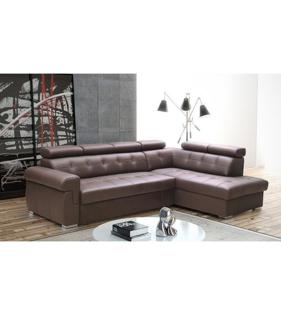 PYKA ATLANTA Rohová sedacia súprava rozťahovacia L/P koža