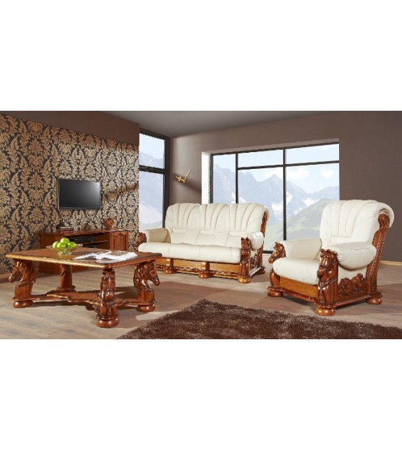 PYKA MUSTANG 3R+2+1 Kožená sedacia súprava