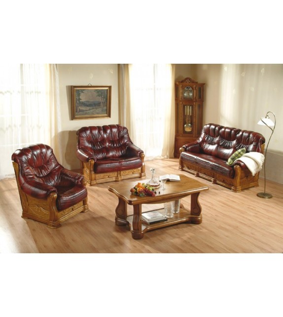 PYKA KEVIN 3R+2+1 Kožená sedacia súprava