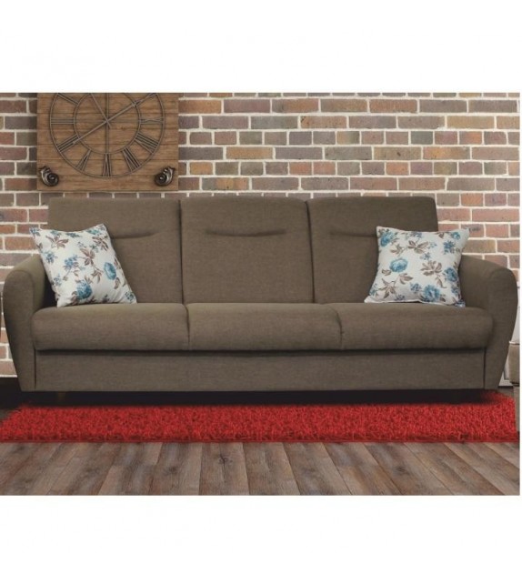 TK MILO pohovka 3sed rozkladacia vzor Rose