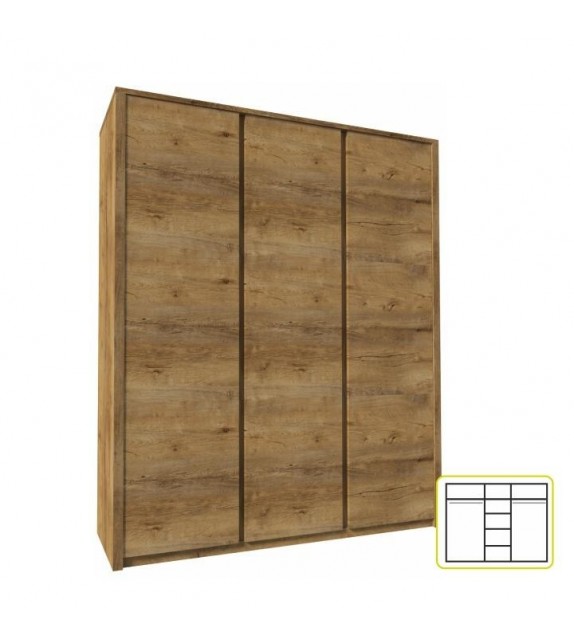 TK MONTANA skriňa kombinovaná S3D sektorový nábytok