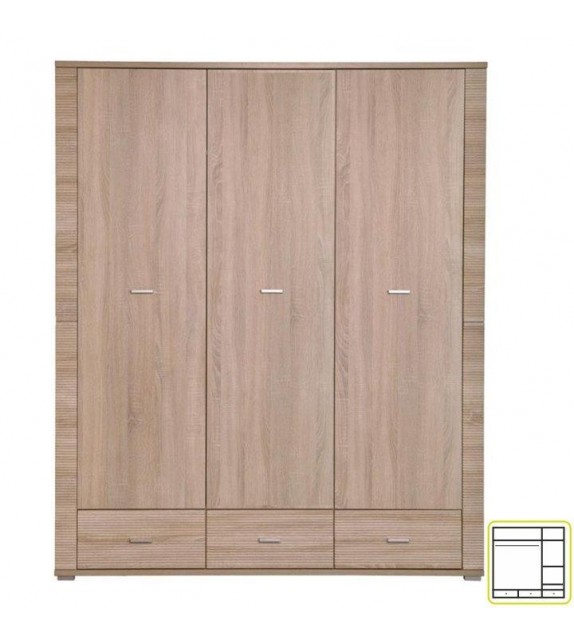 TK GRAND 01 skriňa kombinovaná sektorový nábytok