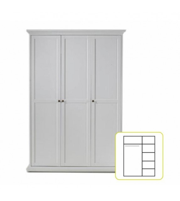 TK PARIS skriňa kombinovaná 3D sektorový nábytok