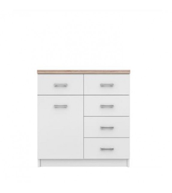 TK TOPTY 12 komoda 1D4S sektorový nábytok