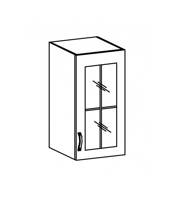 TK SICILIA G30S Felső üvegezett szekrény
