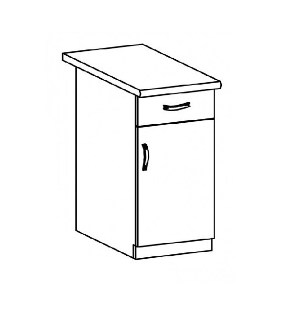 TK SICILIA D40S1 Alsó szekrény fiókkal