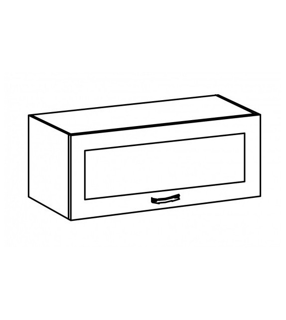 TK SICILIA G80KS Üvegezett páraelszívós szekrény