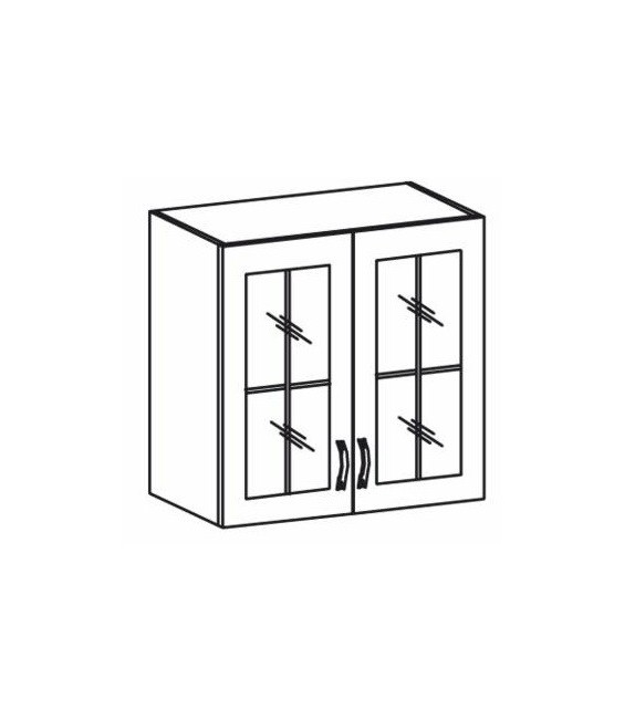 TK ROYAL G80S skrinka horná so sklom