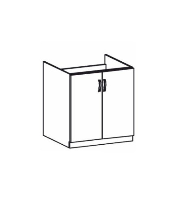 TK ROYAL D80Z skrinka dolná drezová