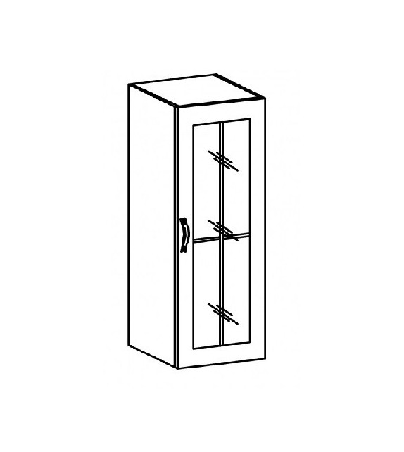 TK ROYAL G80S skrinka horná so sklom