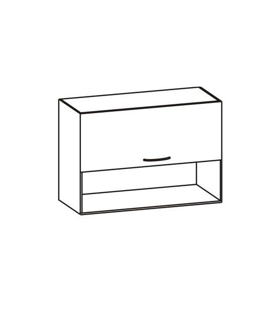 TK CYRA NEW G 80 O horná skrinka s otvorenou policou