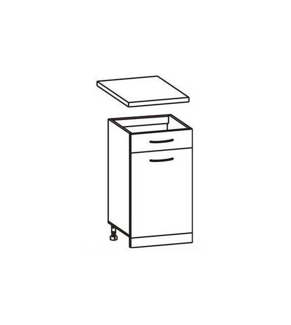 TK CYRA NEW D1S 40 dolná skrinka so šuflíkom