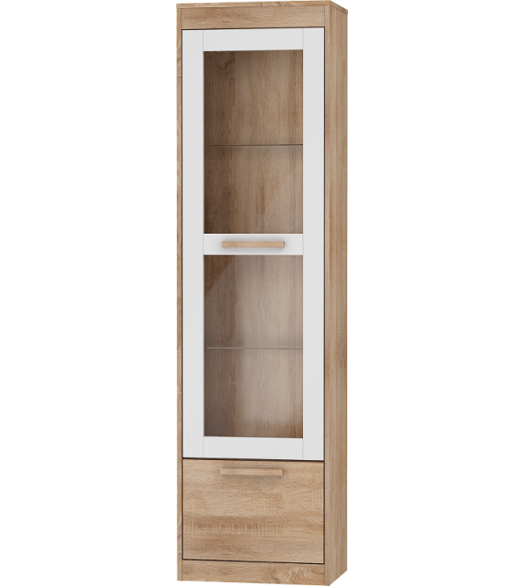 WIP MAXIMUS MXS-43 Vitrína 1D lesk sektorový nábytok