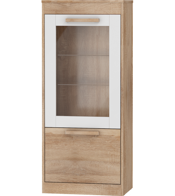 WIP MAXIMUS MXS-25 Vitrína Regál N1DW lesk sektorový nábytok