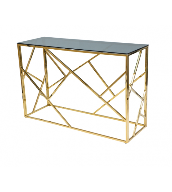 BRW ESCADA C Konzola Stôl dizajnový sklenený