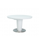 BRW FARO Jedálenský stôl luxusný biely rozkladací 120