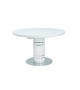 BRW ORBIT Jedálenský stôl okrúhly biely 120