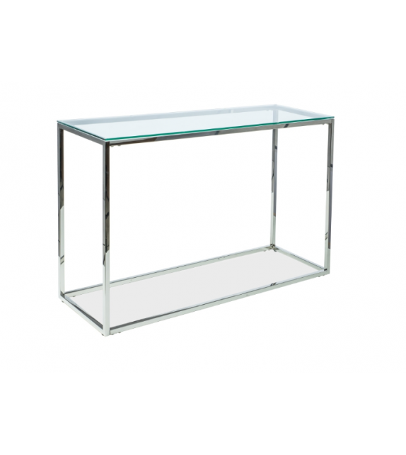 BRW VERSACE C Konzola Stôl dizajnový sklenený