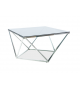 BRW ROLEX Konferenčný stolík dizajnový sklenený