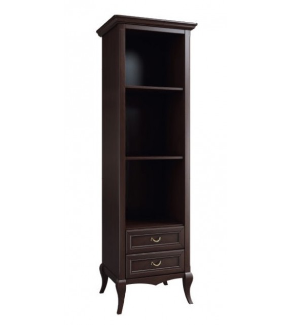 GLOBAL WIKTORIA 3DS2D2SZ Vitrína s ohnutými dverami masívny sektorový nábytok