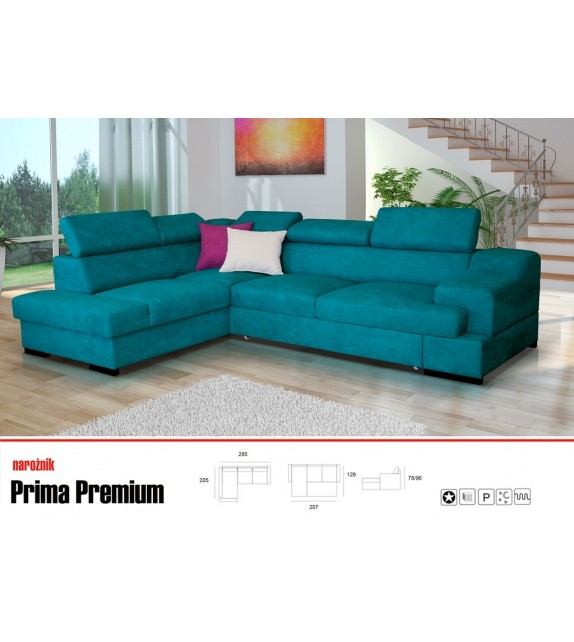 LUK PRIMA PREMIUM rohová sedacia súprava