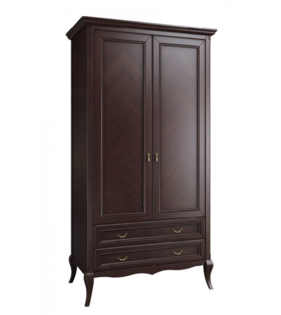 GLOBAL WIKTORIA 3DS2D2SZ Vitrína s ohnutými dverami masívny sektorový nábytok