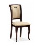 BRW MN-SC jedálenská stolička elegantná drevená biela