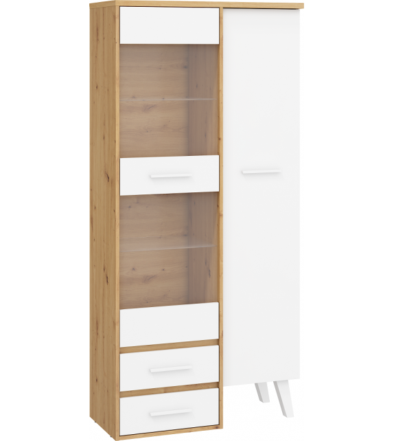 WIP SVEN SVN-15 1DPN Skrinka visiaca lesk sektorový nábytok