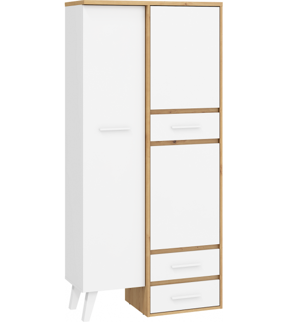 WIP NORDIS NOR-15 kombinált szekrény elemes bútor