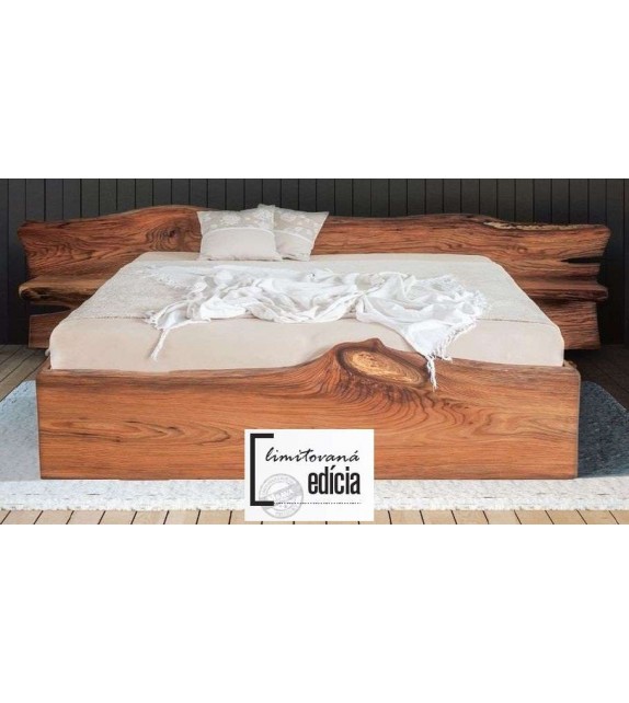MRAVA ELBA Manželská postel z Brestového dreva