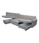 POSED BERGEN U alakú széthúzható sarokülőgarnitúra