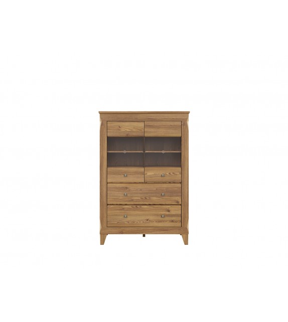 BRW BERGEN REG2W2S Vitrína sektorový nábytok