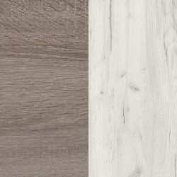 dub truflový/craft biely