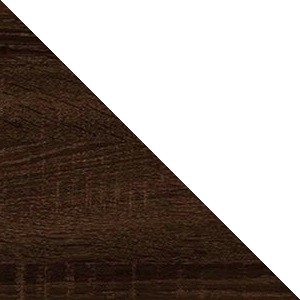 dub sonoma tmavá/biela